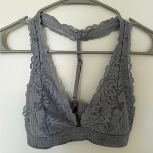 Women’s PINK Victoria Secret Gray Lace Bralette